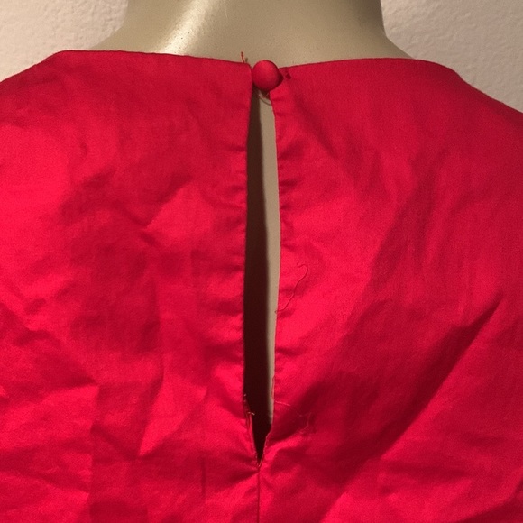 Red ruffle mini dress - Picture 5 of 14